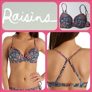 Raisins Beach Life Moonshadow Push Up Swim top